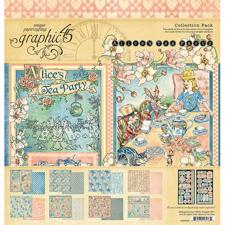 Graphic 45 Collection Pack 12x12" - Alice's Tea Party