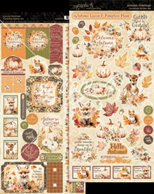 Graphic 45 Stickers Sheet - Autumn Greetings