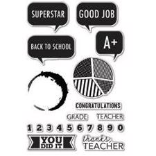 Hero Arts Clear Stamp Set - Back to school