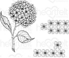 Heartfelt Creation Stamp - Cottage Garden Hydrangea