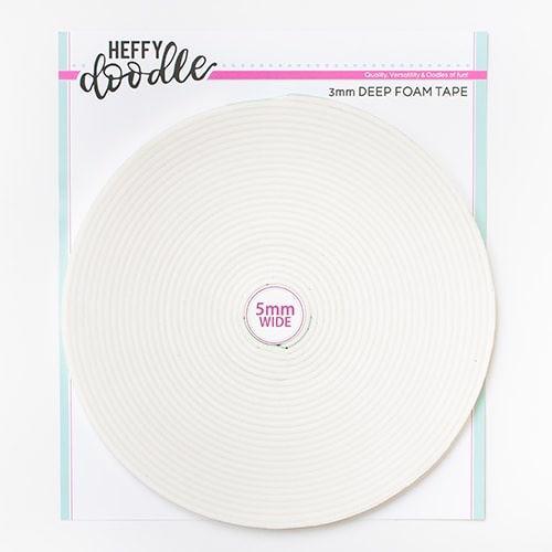 Heffy Doodle Foam Tape - 5 mm bred (3 mm tyk)