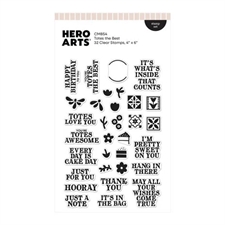 Hero Arts Stamps - Tote-Ally Awesome / Totes the Best