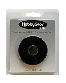 Hobbygros Tools - Magneter (2 stk.) til Stempelværktøj