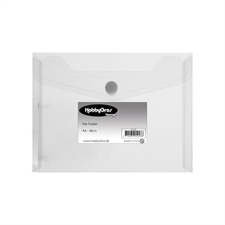 Hobbygros Plastic Storage A6 - Plastlomme m. klap (4 stk.)