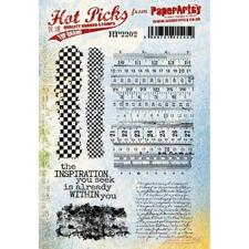 PaperArtsy A5 Cling Stamp - Hot Pick No. 2202 / The Inspiration you Seek