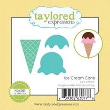 Taylored Expressions Dies - Little Bits / Ice Cream Cone