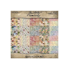 Tim Holtz Paper 8x8" - Palette Collection / Multi
