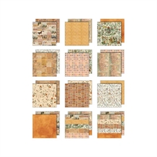 Tim Holtz Paper 8x8" - Palette Collection / Orange