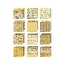 Tim Holtz Paper 8x8" - Palette Collection / Yellow