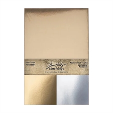 Tim Holtz / Idea-ology Christmas 2026 - Kraft Stock Metallic Gold + Silver