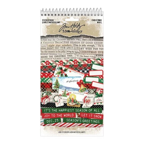 Tim Holtz / Idea-ology Christmas 2025 - Sticker Book