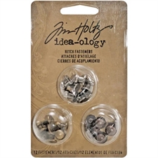 Tim Holtz / Idea-ology - Hitch Fasteners / Metal Knobs