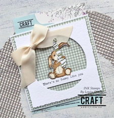 CraftAddictionUK Clear Stamp Set A5 - Cottontail (Easter)