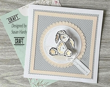 CraftAddictionUK Clear Stamp Set A5 - Cottontail (Easter)