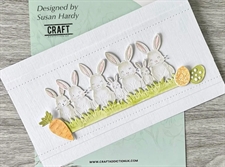 CraftAddictionUK Die - Hoppy Together Bunny Set