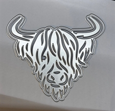 CraftAddictionUK Die - Highland Cow