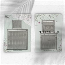 CraftAddictionUK Die - Slatted Square Collection