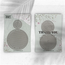 CraftAddictionUK Die - Slatted Circle Collection