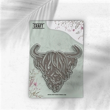 CraftAddictionUK Die - Highland Cow