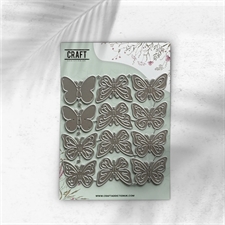 CraftAddictionUK Die - Butterfly Collection