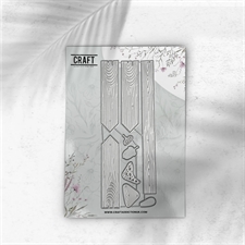 CraftAddictionUK Die - Wooden Post