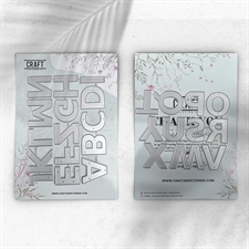 CraftAddictionUK Die - Bold Alphabet