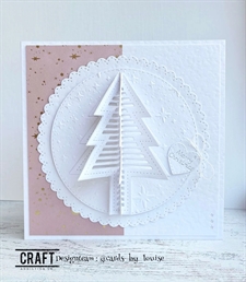 CraftAddictionUK Die - Slatted Christmas Trees