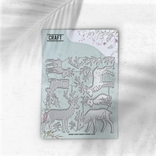 CraftAddictionUK Die - The Festive Reindeer Collection