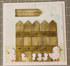 CraftAddictionUK Die - Wooden Post