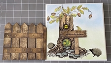 CraftAddictionUK Die - Wooden Post