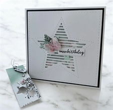 CraftAddictionUK Die - Slatted Star Collection