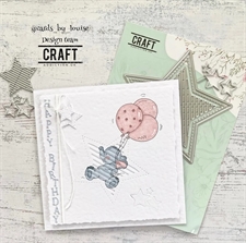 CraftAddictionUK Die - Slatted Star Collection