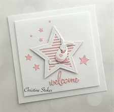 CraftAddictionUK Die - Slatted Star Collection