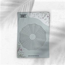 CraftAddictionUK Die - Wobbly Edge Circle