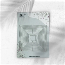 CraftAddictionUK Die - Wobbly Edge Square