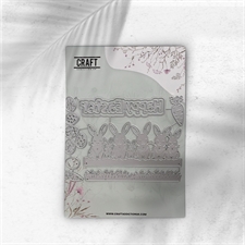 CraftAddictionUK Die - Hoppy Together Bunny Set