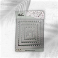 CraftAddictionUK Die - Luxe Square Inverted Scallop Frames