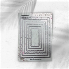 CraftAddictionUK Die - Essential Deckle Frames Rectangle