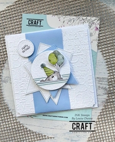 CraftAddictionUK Clear Stamp Set A5 - Cottontail Party Time