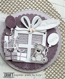 CraftAddictionUK Die - Christmas Present Overlay