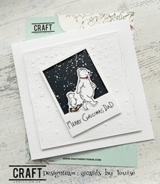 CraftAddictionUK Die - Wavy Double Stitched Square