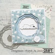 CraftAddictionUK Die - Wobbly Edge Circle