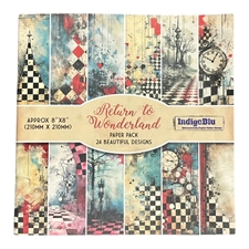 IndigoBlu Paper Book 8x8" - Return to Wonderland