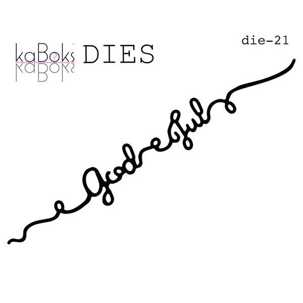 KaBoks Die - Dansk Tekst / God Jul Ribbon