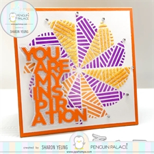 Sunbird Spark Stencils 360°™ - Stencil 6" / Kaleidoscope