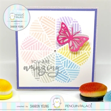 Sunbird Spark Stencils 360°™ - Stencil 6" / Kaleidoscope