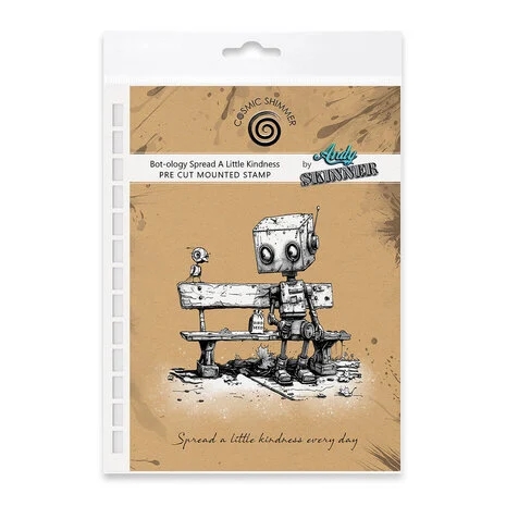 Cosmic Shimmer Cling Stamp - Andy Skinner / Bot-ology Spread A Little Kindness