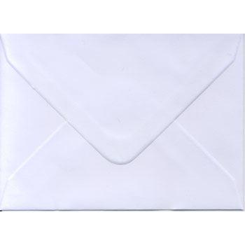 Hvide Kuverter (konvolut) - C6 / Spidslukning - 100 stk.