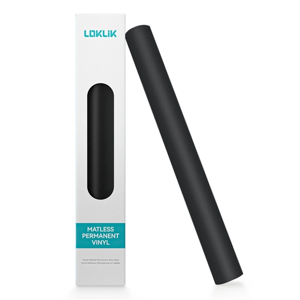 LOKLiK Permanent Adhesive Vinyl - Matless Matte / Black