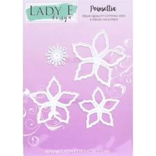 Lady E Design Dies - Poinsettia Set (only flowers)